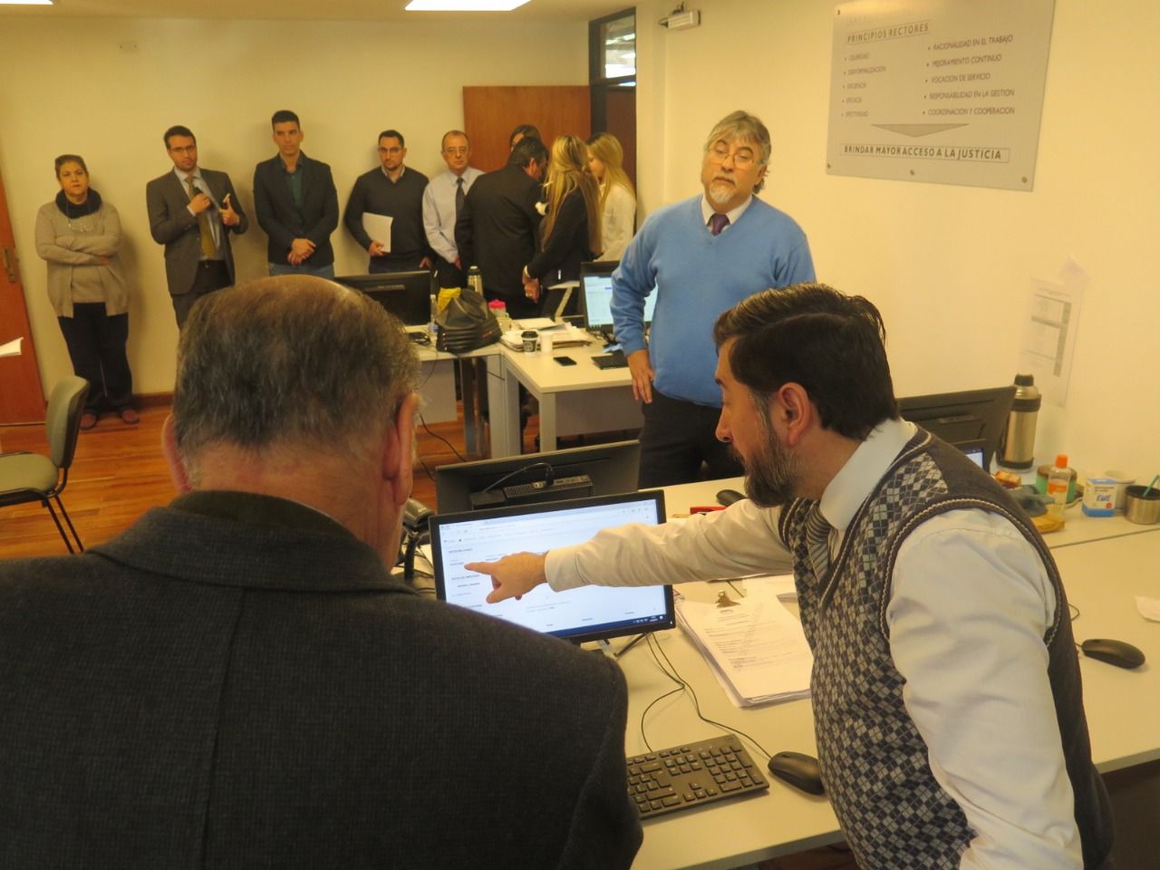 A un mes de la implementación del nuevo CPP en Concepción - Visita del Ministro (3)