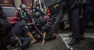 Protestors Gather At L.A. City Hall In Aftermath Of Death Of George Floyd
